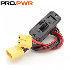 Heavy Duty Switch Harness with XT60 Plug/Socket and Built in Charging Socket